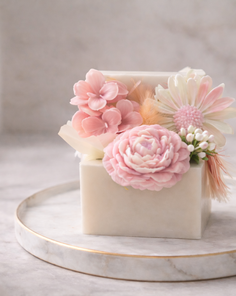 Lumânări decorative sculpturale din ceară de soia, handmade Luxora Candles
