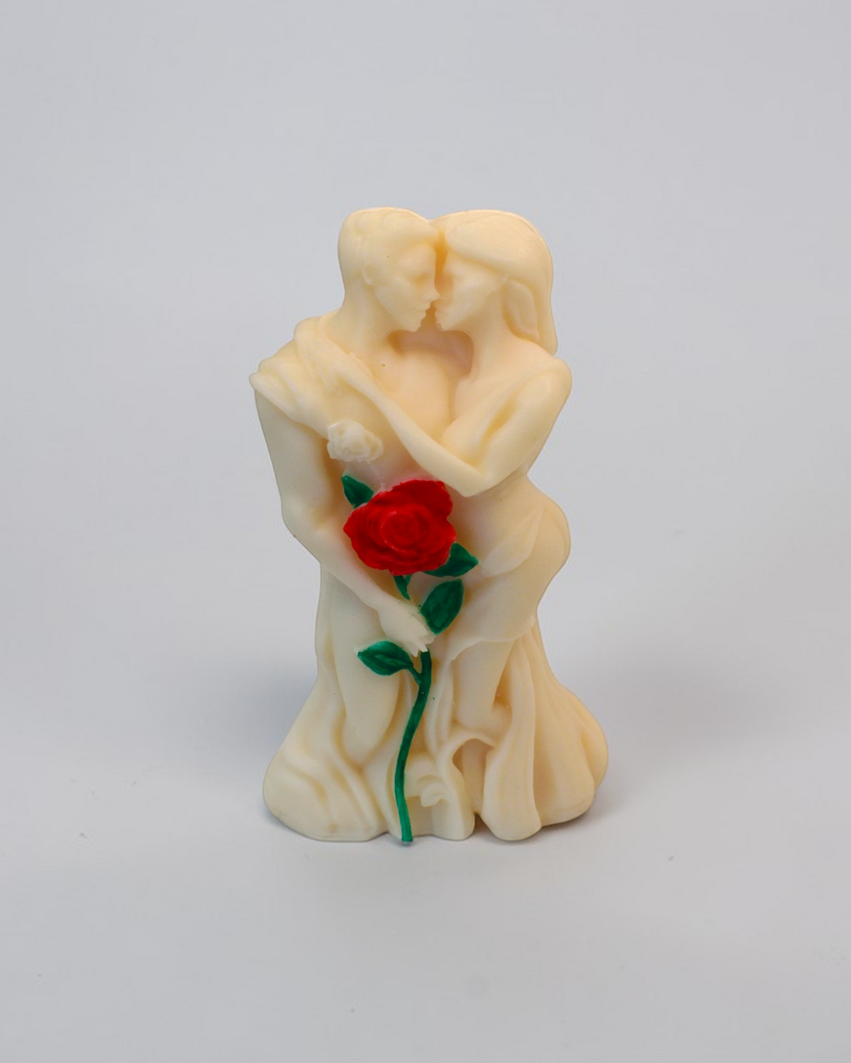Mărturie de nuntă, lumânare din ceară de soia în formă de cuplu, Luxora Candles