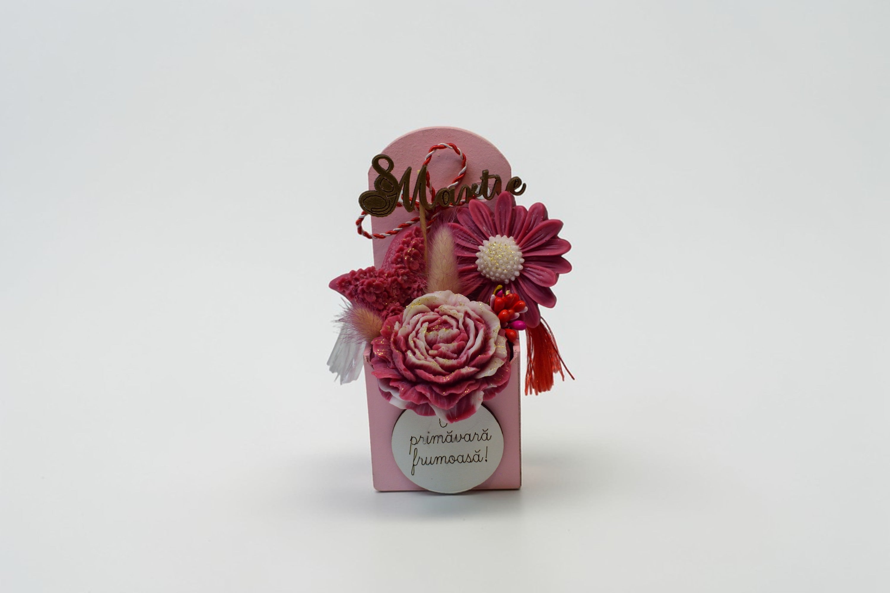 Set Cadou 8 Martie – Buchețel Floral - Luxora Candles