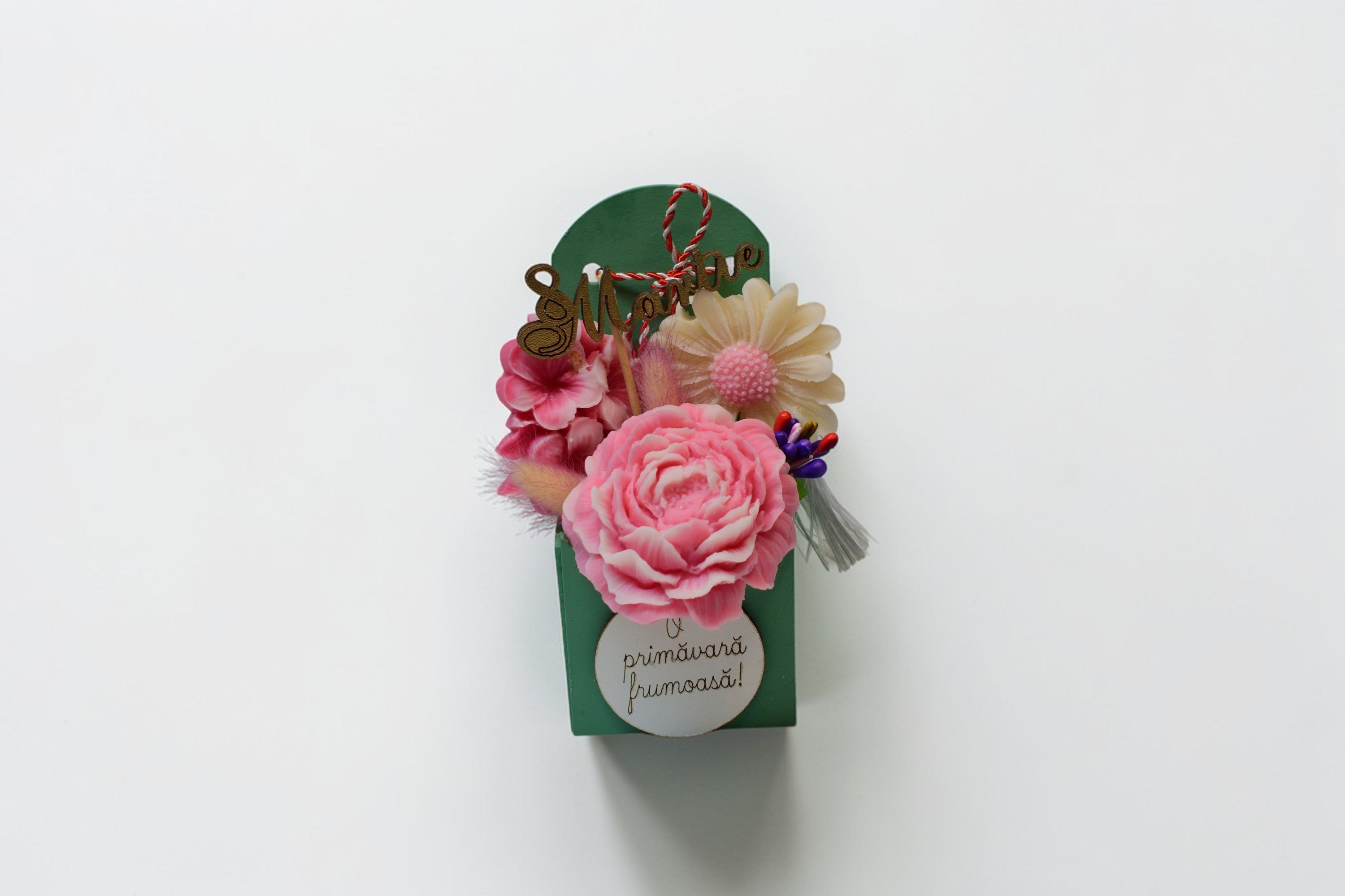 Set Cadou 8 Martie – Buchețel Floral - Luxora Candles