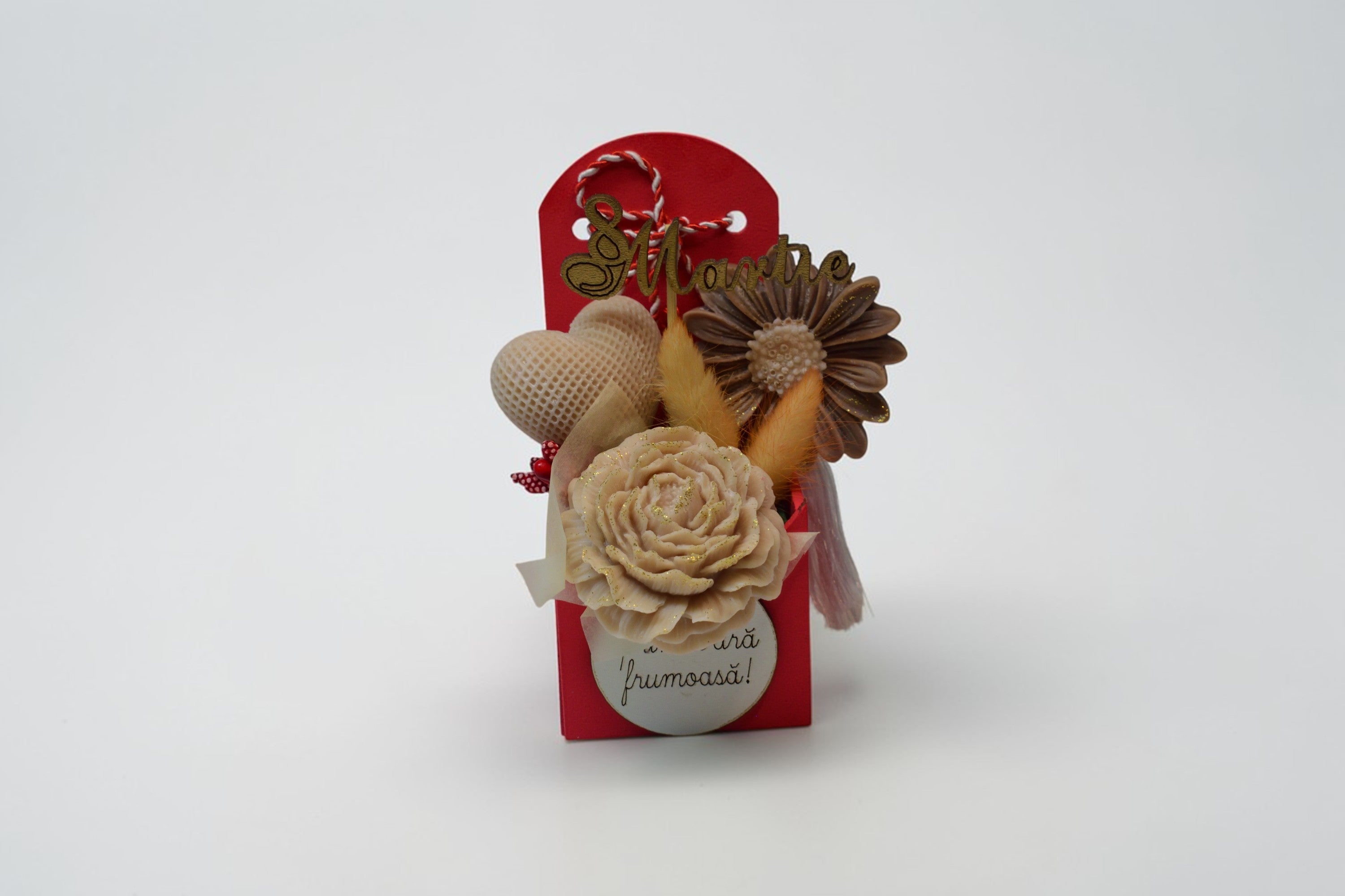 Set Cadou 8 Martie – Buchețel Floral - Luxora Candles