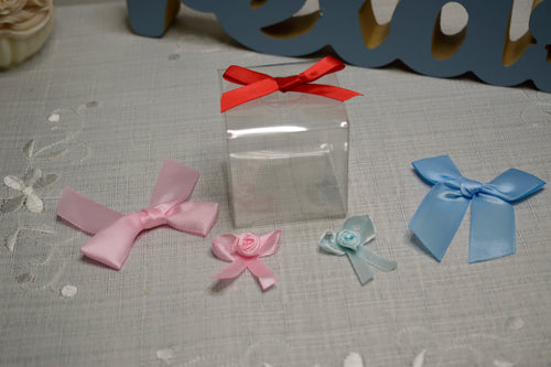 Cutie transparentă pentru mărturii, concepută pentru prezentarea elegantă a lumânărilor de mărturie
