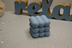 Lumânare decorativă – cub cu bule