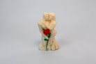 Mărturie de nuntă, lumânare din ceară de soia în formă de cuplu, Luxora Candles
