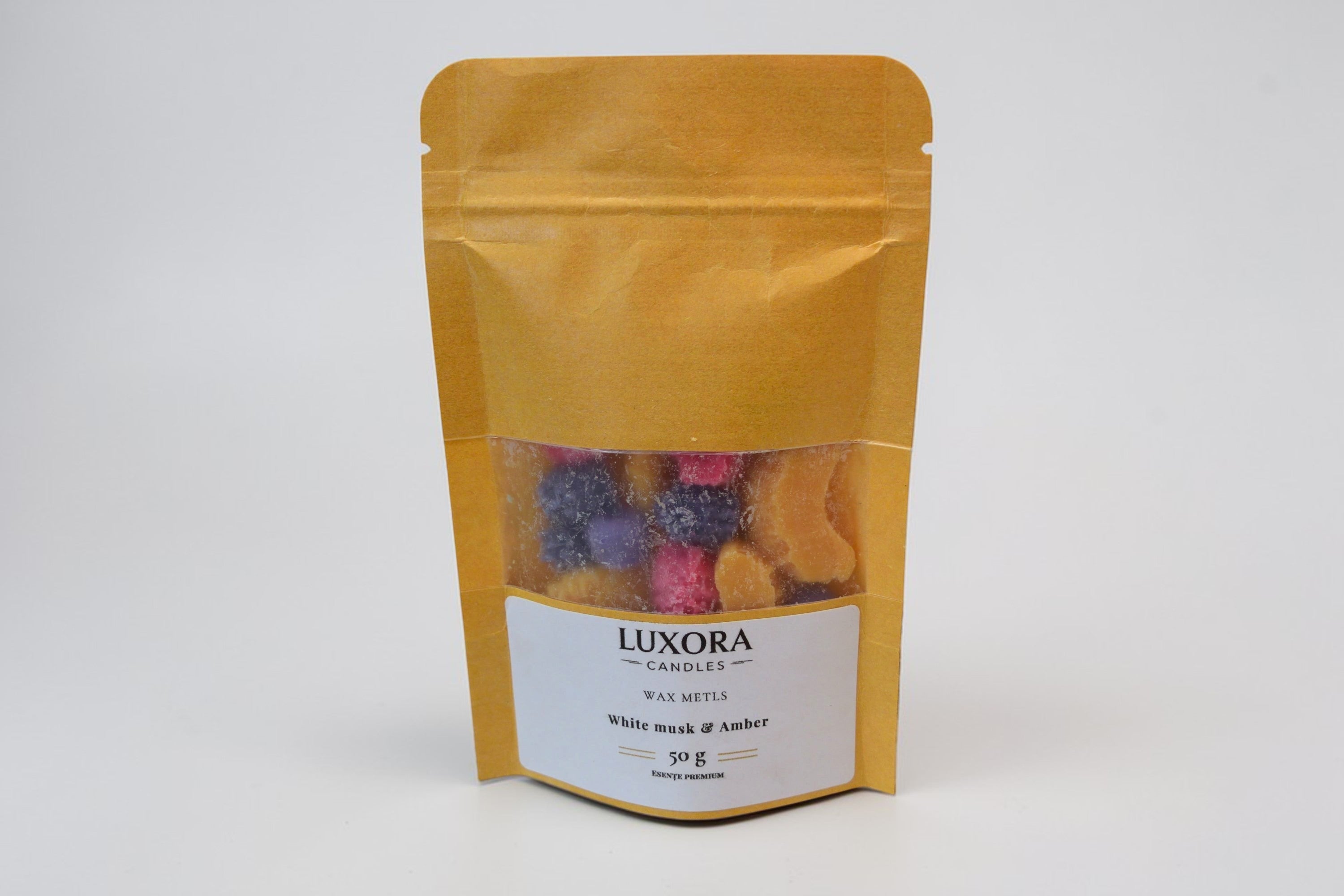 wax melts parfumate din ceara de soia colectia Nectar cu forme inspirate din fructe si design minimalist